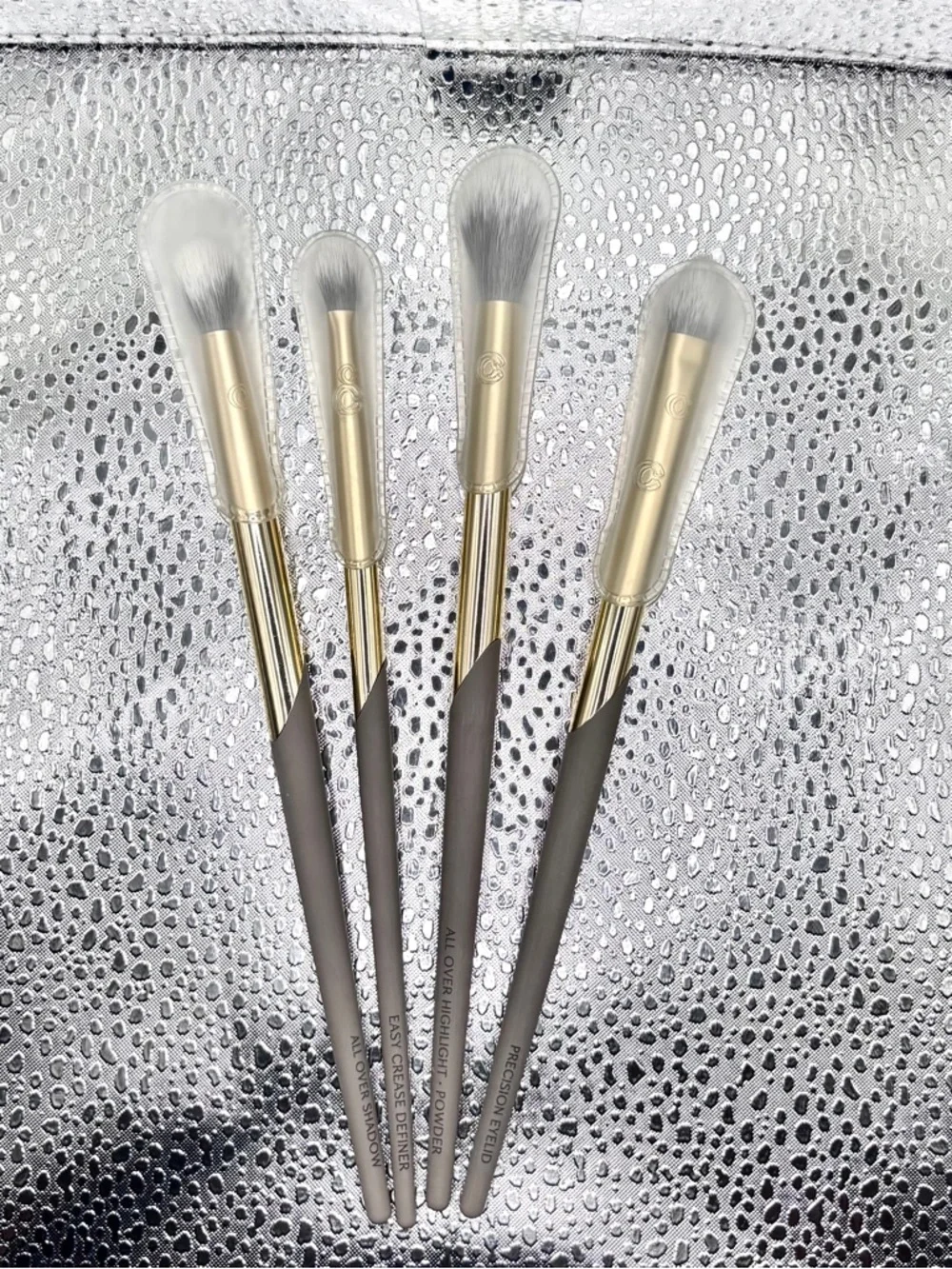Luxury Women's NEW Complex Culture 4-Piece Professional Face &‎ Eye Brush Set